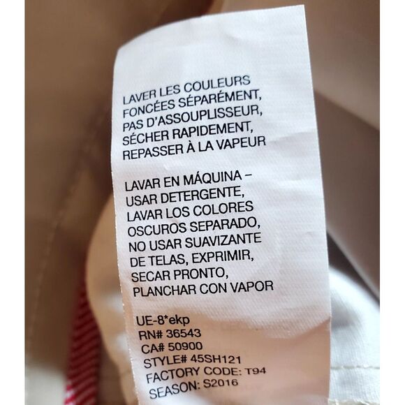 IZOD Shorts Golf 36 NEW The Driver Cool & Dry Khaki Shorts Tan Flat Front NWT - Picture 7 of 11